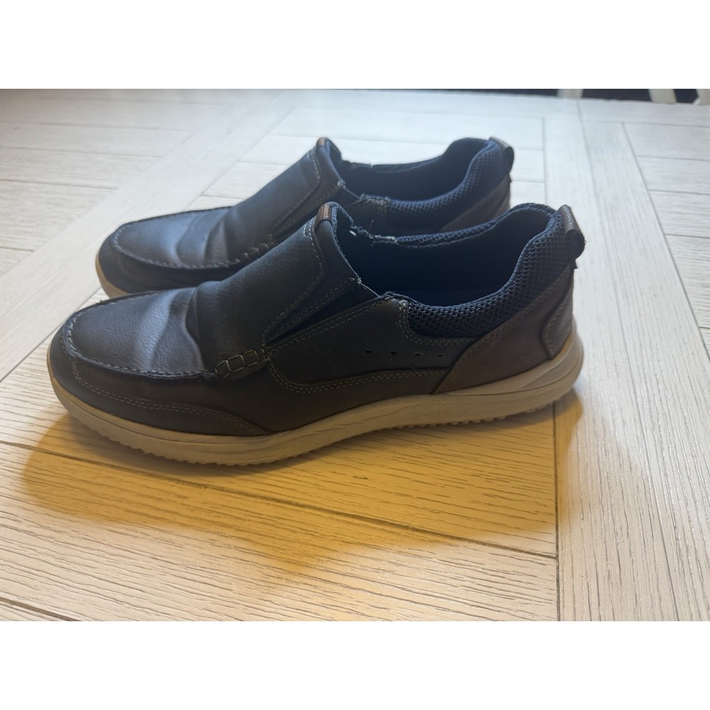 Nunn Bush Men's CONWAY MOC TOE SLIP ON, Navy. Sz 11.5M W/ Comfort Gel Footbed - Picture 4 of 8